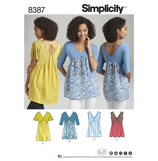 Simplicity 8387A snitmønster