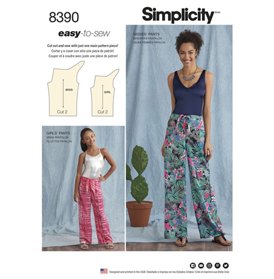 Simplicity 8390A snitmønster