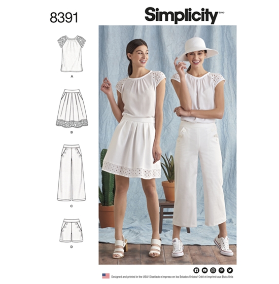 Simplicity 8391H5 snitmønster