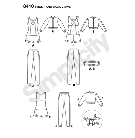 Simplicity 8410U5 snitmønster