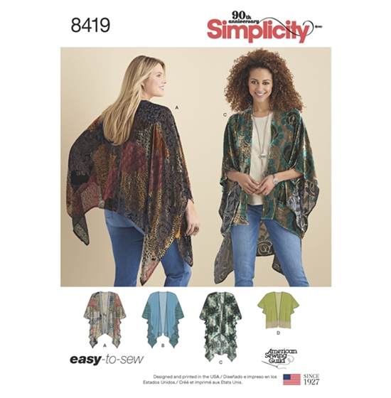 Simplicity 8419A snitmønster