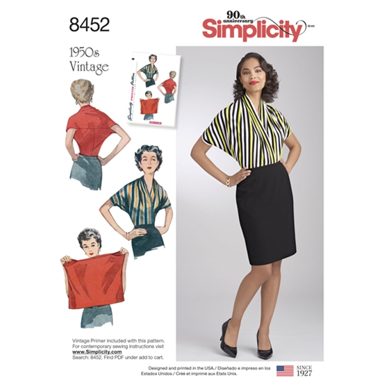 Simplicity 8452A snitmønster