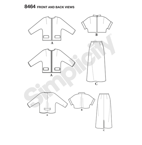 Simplicity 8464U5 snitmønster