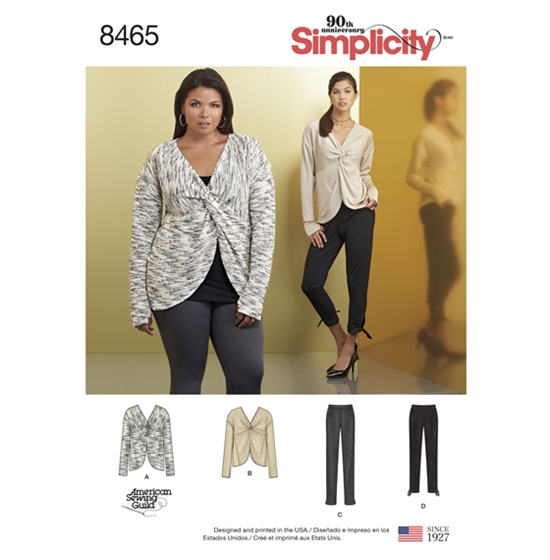 Simplicity 8465A snitmønster