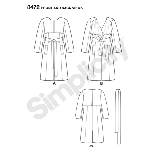 Simplicity 8472F5 snitmønster