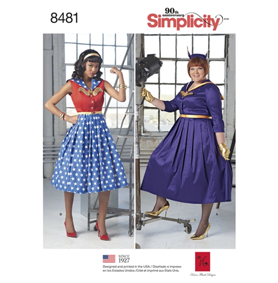 Simplicity 8481AA snitmønster