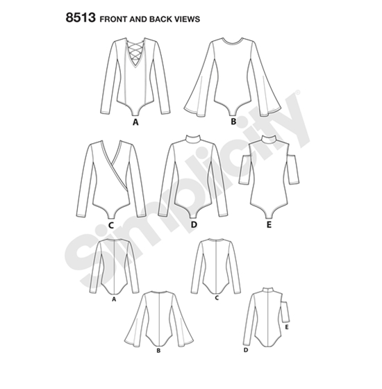 Simplicity 8513A snitmønster