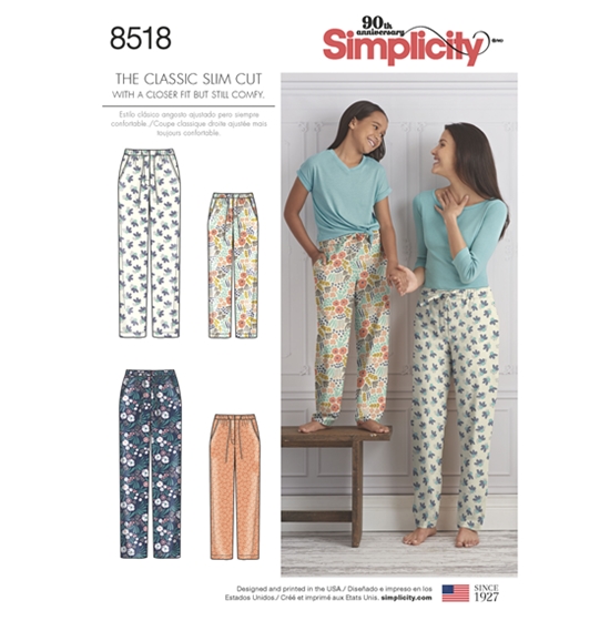 Simplicity 8518A snitmønster