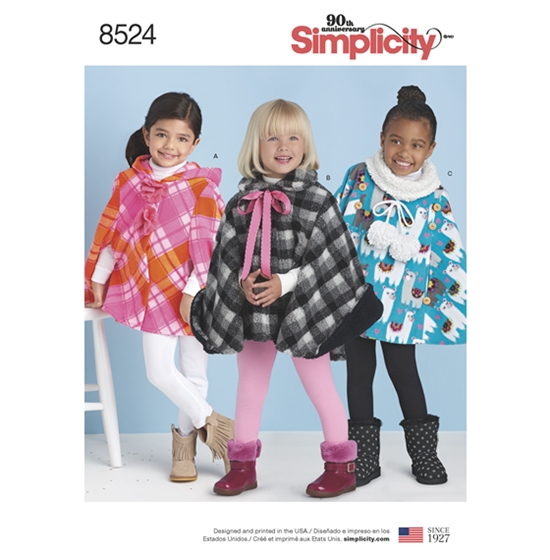 Simplicity 8524A snitmønster