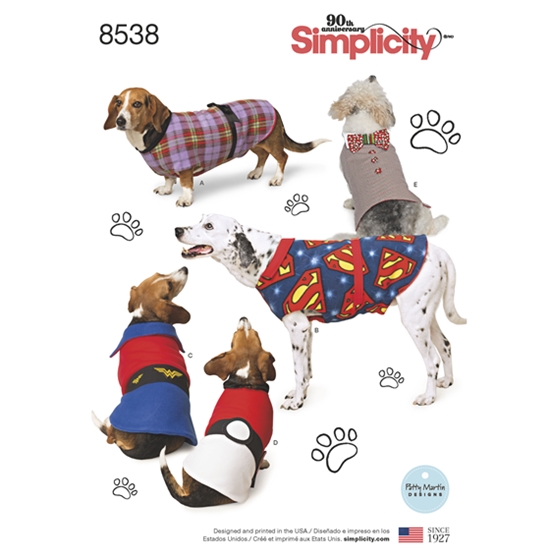 Simplicity 8538A snitmønster